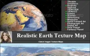 地球贴图 Earth Texture map