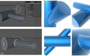 C4D开孔插件及视频教程下载 Zyl-Zyl-II（Geometrische Durchdringungen Plugins）