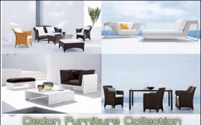 家具3D模型-休闲桌椅 3D Models of Dedon Furniture