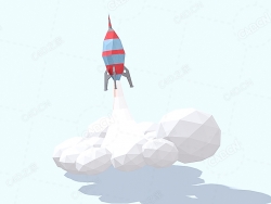 低面多边形火箭 Rocket