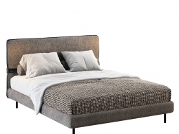 密斯床 (床具)3D模型素材下载Mies Bed by Calligaris