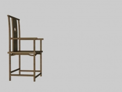 无名茶室（三）C4D室内书房新中式家具主人椅建模思路及模型