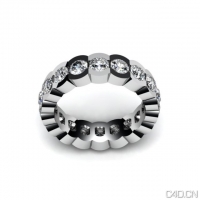 钻戒3dm模型：Rhino KL 1002