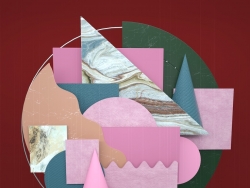 艺术拼贴画创意模型