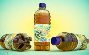 带水珠的冰镇饮料C4D模型 Produkt Render Eistee