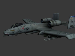 单座双引擎攻击机A-10攻击机A10