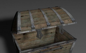 宝箱/木箱C4D模型 Chest / box 3D model