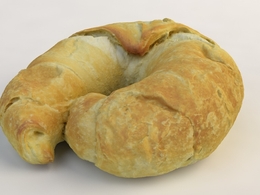 羊角面包C4D模型 Croissant 3d model