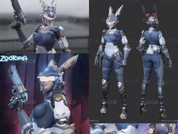 未来战警朱迪·霍普斯 外星科幻战士 Judy Hopps