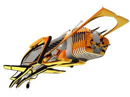 概念科幻飞行器宇宙飞船c4d模型免费下载Spaceship