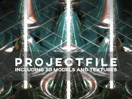 C4D外星球科幻光柱创意工程 WUBTARD SPACEHUB