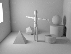 阿诺德发光板练习工程 Arnold Light Blocker Finished