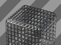 C4D方形金属网格材质 Square grids 0006