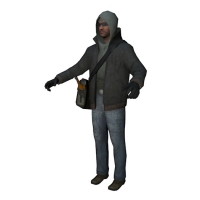 现代男人C4D模型 Civilians