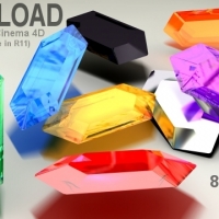 C4D焕彩材质球 C4D Rupee Material Pack