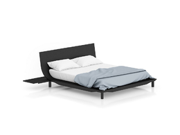 双人床C4D模型下载Double bed