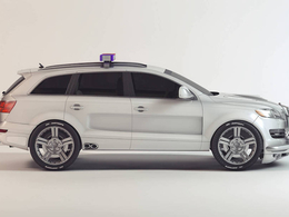 奥迪Q7汽车 警车C4D模型 Audi Q7 EVO Vehicle