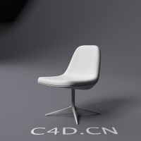 C4D休闲椅模型 Leisure chair