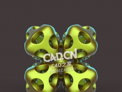 C4D抽象艺术造型元素模型object