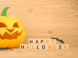 C4D OC万圣节恐怖南瓜场景 Halloween