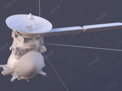 太空卫星设备C4D模型satellite