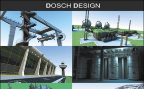 25个工业建模3D模型合集（工厂，港口，机场，多层停车场，炼油厂）