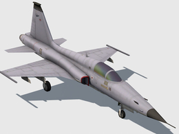 美国“虎”II式战斗机F-5A Freedom Fighter cockpit