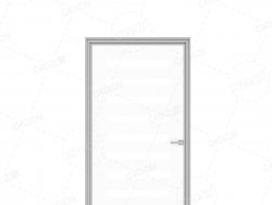 横条装饰磨砂玻璃门玻璃门会议室门厨房门单开门