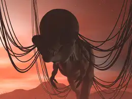 C4D逃跑的恐龙创意场景工程 THREAD IT. RUN FROM IT