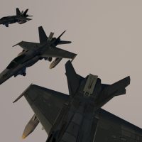 军事模型：战斗机3D模型 Fighter