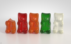 橡胶熊C4D模型 C4D Vray Gummi Bears