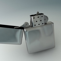 打火机3D模型 Zippo Lighter