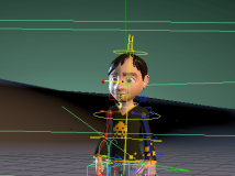 C4D小男孩模型 带动画、材质、骨骼-CMotion (Bruno)