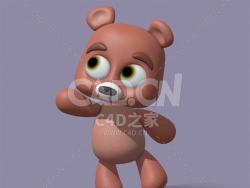 C4D卡通泰迪熊模型 Teddy Bear