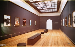 画展空间(美术馆室内场景)C4D模型 C4D 3D Art Museum Interior Scene
