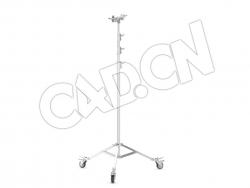 C4D银色灯光支架模型 Silver Stands Module