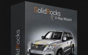 Solidrocks脚本渲染优化C4D插件V0.3b版 SolidRocks v0.3b For Cinema 4D WIN64