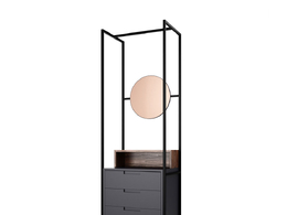 亚历山德拉镜子抽屉装饰镜（MannMade London品牌）3D模型素材下载Alexandra Mirror Dr