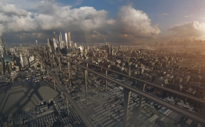 C4D大型城市工程源文件Fichiers sources TUTO Speed Modelisation