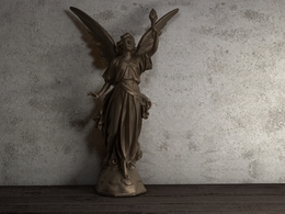 露西的雕像C4D模型 lucy statue