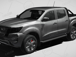 日产navara-tekna皮卡车双驾驶室2021款C4D汽车模型下载