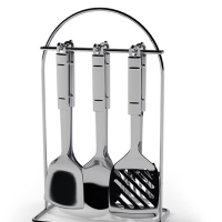 炒菜厨具架：铲子、勺子3D模型 Cooking 3D model kitchen rack