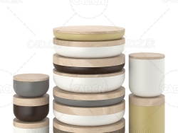 厨房陶瓷调味罐子 Vincent Van Duysen pottery