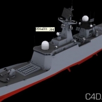 “江凯”级护卫舰-054A 舰船模型 Ship