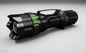 手电筒C4D模型 Flashlight 3d model