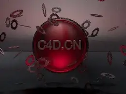 C4D+AE片头标志动画工程文件 Dubstep Template