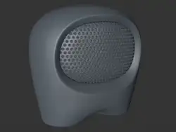 C4D利用曲面网格建模技法创建一个卡通音箱网格孔洞教程