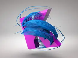 C4D线旋转穿插文字动画工程文件 Text Transform Animation