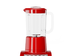 红色台式搅拌机c4d模型下载Red Countertop Blender
