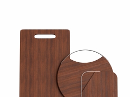 C4D实木案板砧板模型